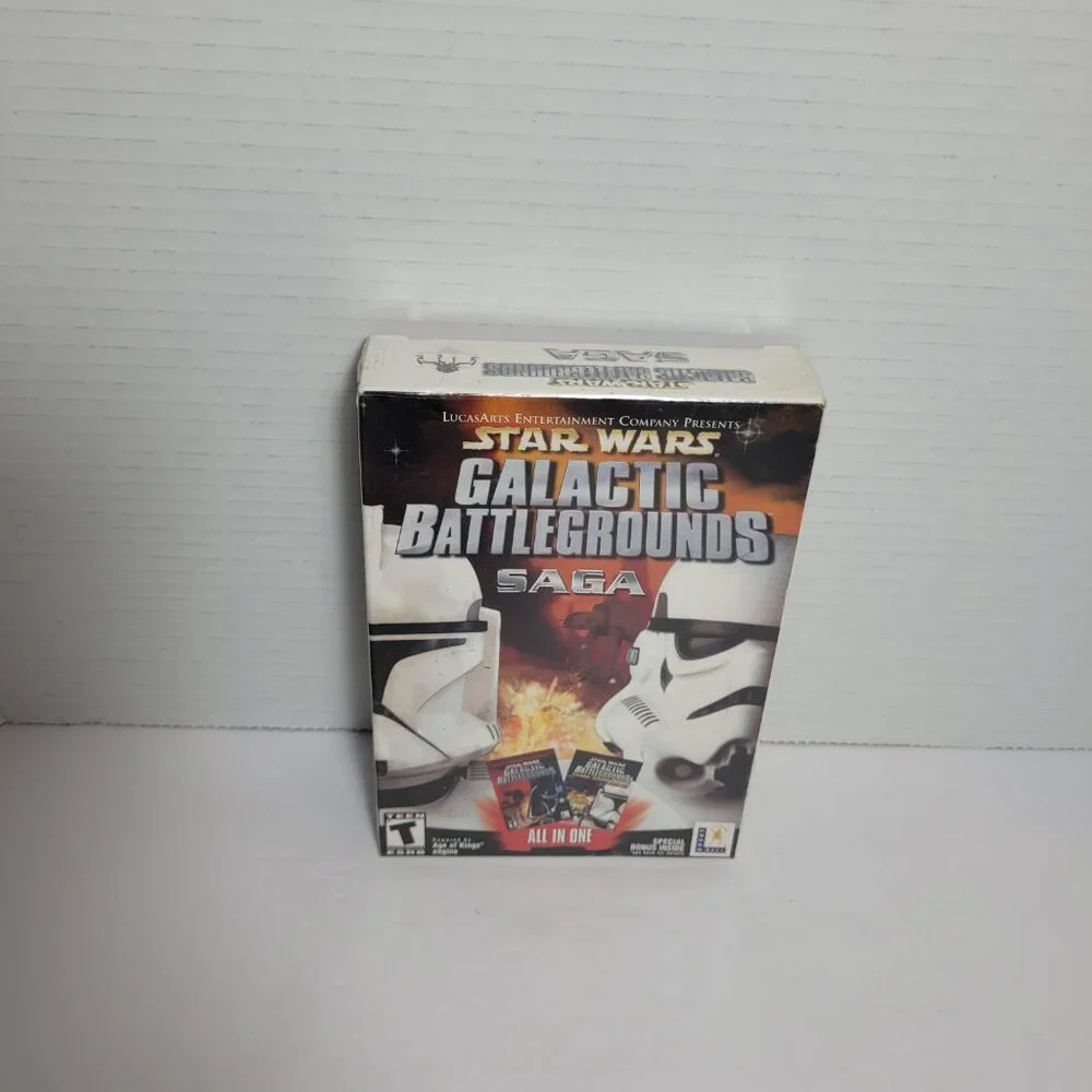 Star Wars Galactic Battlegrounds Saga (PC) New Sealed